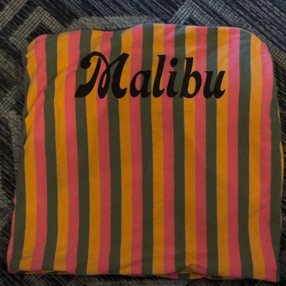 Small striped Malibu tube top
